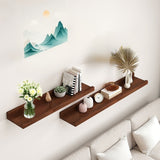 24X4.7" Floating Shelf Wallmount Lip Picture Frame Ledge Storage Book Photo 22021
