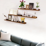 24X4.7" Floating Shelf Wallmount Lip Picture Frame Ledge Storage Book Photo 22021