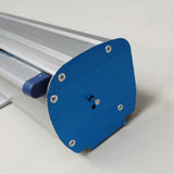 31.5"W X 80"H Portable Aluminum Alloy Vertical Retractable Roll Up Banner Stand 22163
