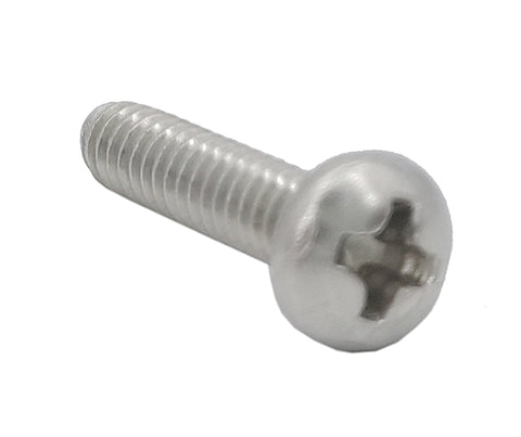 6 32*5/8 100PK Machine Screws English Pan Head Philips Drive Cross Stainless