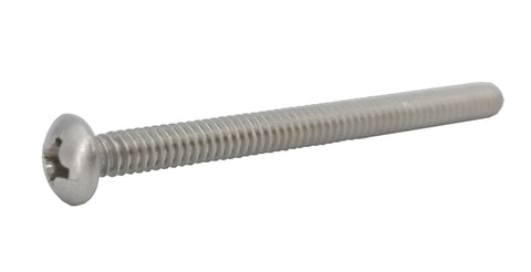 6 32*1 3/4 100PK Machine Screws English Pan Head Philips Drive Cross Stainle