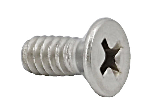 10 24*7/16 100PK Machine Screws English Flat Head Philips Drive Cross Stainl