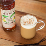 Monin Organic Vanilla Flavoring Syrup 750 mL WS-544SYPAO045B