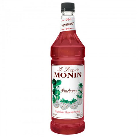 Monin Premium Pineberry Flavoring Syrup 1 Liter WS-544SYPFR297F