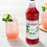 Monin Premium Pineberry Flavoring Syrup 1 Liter WS-544SYPFR297F