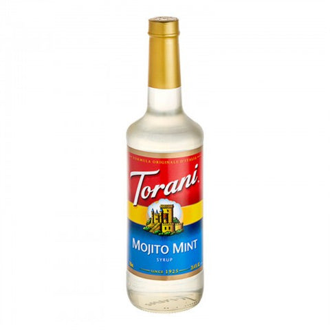 Torani Mojito Mint Flavoring Syrup 750 mL Glass Bottle WS-880362375