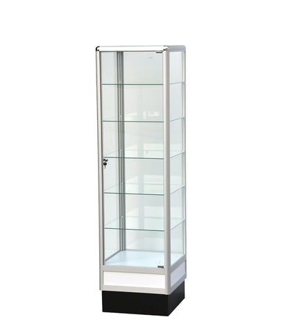 Aluminum wall showcase 20LX72HX20D frame shelf retail store display