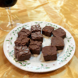 10-PIECE 3 OZ CHOCOLATE GOURMET HOMEMADE SNACK WITH NUTS GIFTBOX SHAPE CHOCOLATE-GIFTBOX