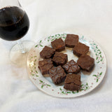 10-PIECE 3 OZ CHOCOLATE GOURMET HOMEMADE SNACK WITH NUTS GIFTBOX SHAPE CHOCOLATE-GIFTBOX