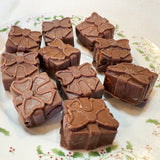 10-PIECE 3 OZ CHOCOLATE GOURMET HOMEMADE SNACK WITH NUTS GIFTBOX SHAPE CHOCOLATE-GIFTBOX