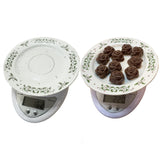 10-PIECE 2OZ CHOCOLATE GOURMET HOMEMADE SNACK WITH NUTS SMALL ROSE SHAPE CHOCOLATE-SMALLROSE