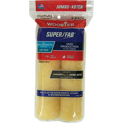 Wooster RR300 6-1/2 x 3/8 Nap Super/Fab Jumbo-Koter Mini Roller Cover (2pk)