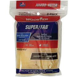 Wooster RR301 4-1/2 x 1/2 Nap Super/Fab Jumbo-Koter Mini Roller Cover (2pk)