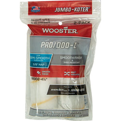 Wooster RR302 4-1/2 x 3/8 Nap Pro/Doo-z Jumbo-Koter Mini Roller Cover (2pk)