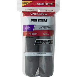 Wooster RR308 6-1/2 Pro Foam Jumbo-Koter Closed-End Mini Roller Cover (2pk)