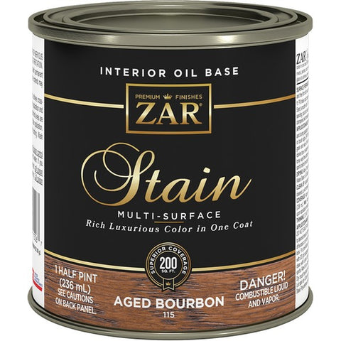 Zar 11506 .5Pt Aged Bourbon 115 Wood Stain-1PK