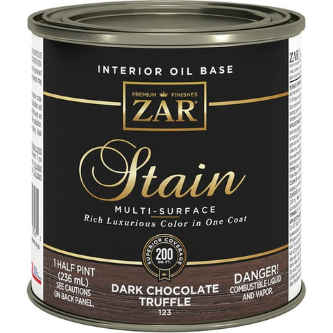 Zar 12306 .5Pt Dark Chocolate Truffle 123 Wood Stain-1PK