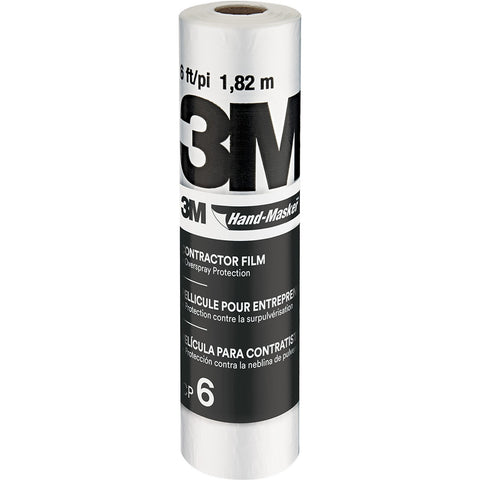 3M CP6 6' x 90' .35mil Hand-Masker Contractors Plastic-1PK