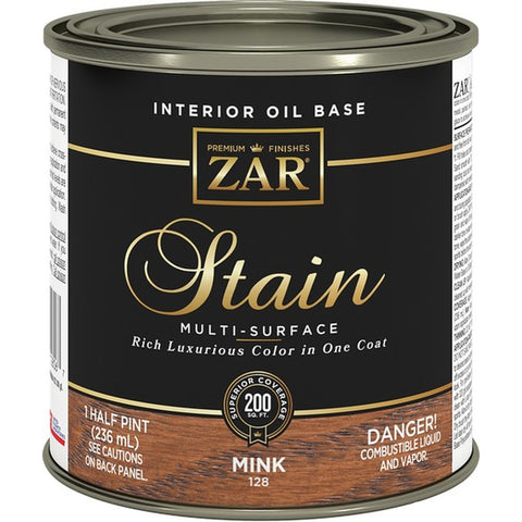 Zar 12806 .5Pt Mink 128 Wood Stain-1PK