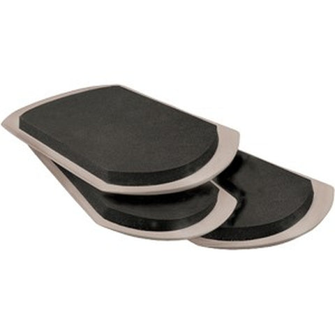 Shepherd 9338 5-3/4 x 9-1/2 Slide Glide II Furniture Movers 4Pk
