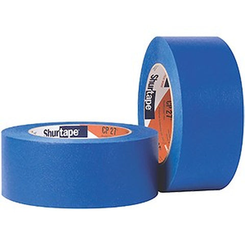 Shurtape 202872 CP27 24mm x 55m 14 Day Blue UV Resistant Masking Tape-1PK