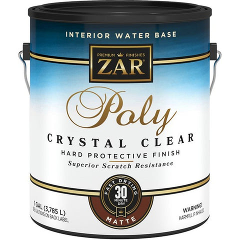 Zar 34413 1G Matte Poly Crystal Clear Int WB-1PK