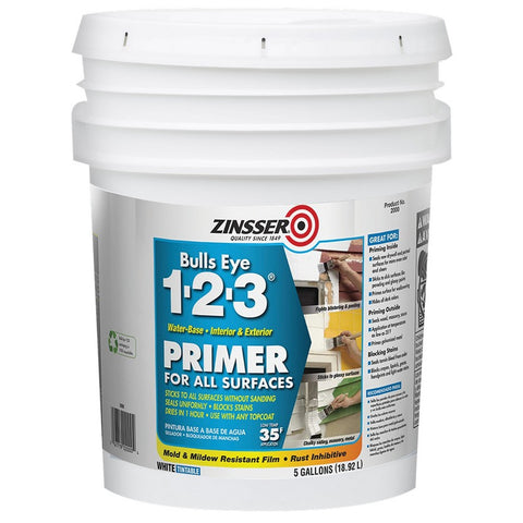 Zinsser 02000 5gal Bullseye 1-2-3-1PK