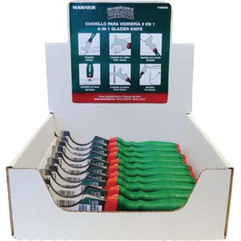 Warner 10848 Mexican Series 5-In-1 Glazier Knife-1PK