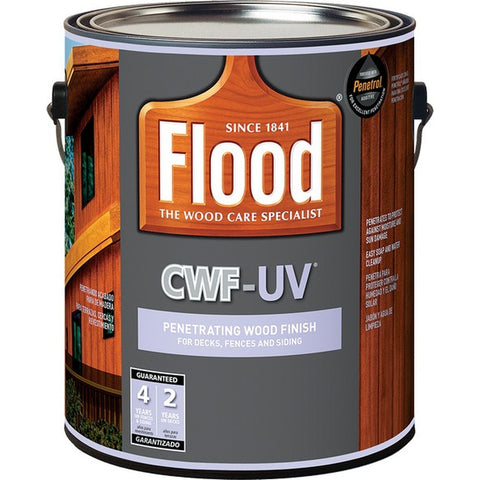Flood FLD520-01 1gal Cedar CWF-UV Exterior Penetrating Oil Wood Finish 275 VOC-1PK