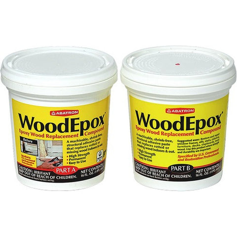 Abatron WE2PKR pt Part A + pt Part B WoodEpox Epoxy Wood Filler