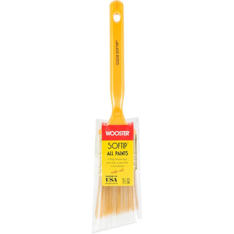 Wooster Q3208 1-1/2 Softip Nylon Angle Sash Paint Brush-1PK