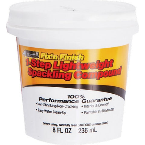 White Lightning WL60512 .5Pt One Step Lightweight Spackling-1PK