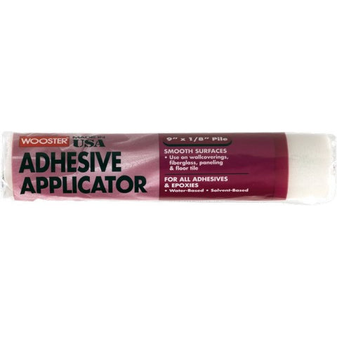 Wooster R245 9 x 1/8 Nap Adhesive Applicator Roller Cover-1PK