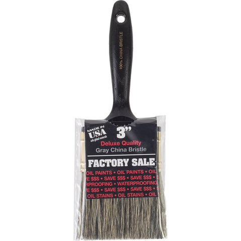 Wooster Z1101 3 Factory Sale Gray China Bristle Flat Paint Brush-1PK