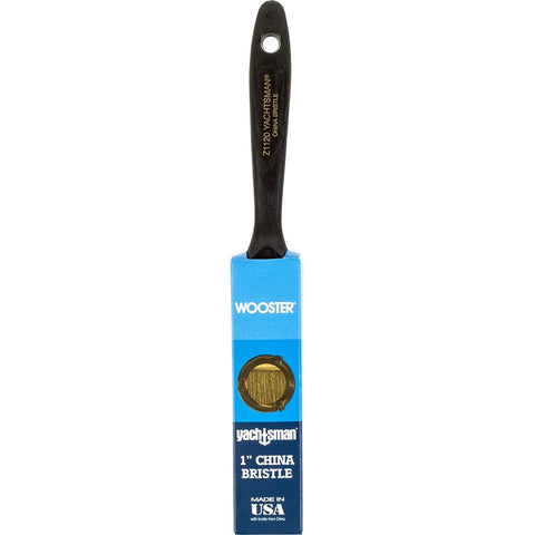 Wooster Z1120 1 Yachtsman White China Firm Bristle Flat Varnish Paint Brush-1PK