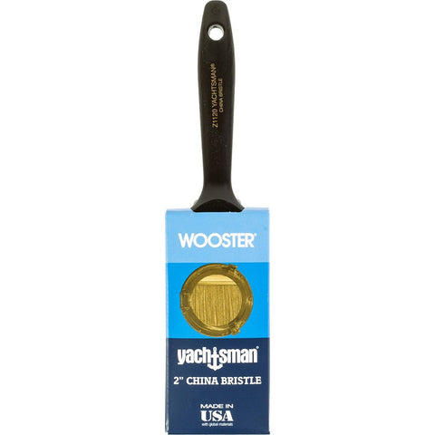 Wooster Z1120 2 Yachtsman White China Firm Bristle Flat Varnish Paint Brush-1PK