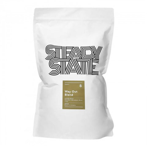 Steady State Roasting Way Out Organic Whole Bean Coffee Blend 5 lb. WS-110SSWAY5LB