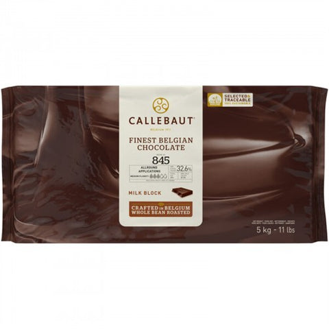 Callebaut Recipe 845 Milk Chocolate Block 11 lb. WS-409C845132