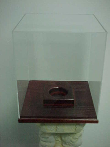 Acrylic Basketball Display case with Cheery Base 100029
