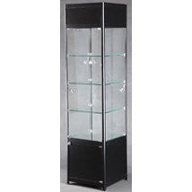 Square Lighted Tower Display Case 100280