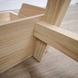 Wood Flower Cart Vending Cart Farmers Market Wagon Stand Retail Kiosk 44x57x36 101090 90 Day Lead Time