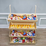 Wood Flower Cart Vending Cart Farmers Market Wagon Stand Retail Kiosk 44x57x36 101090 90 Day Lead Time