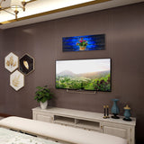 Horizontall Slatwall Panel with Laminated Art 40x12" Tall Star Universe Galaxy 10152-40*12"