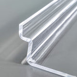 Acrylic Slatwall Shelf  10 Inches Wide x 8 Inches Deep 10154-10*7"