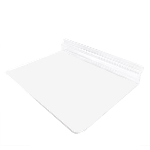 Acrylic Slatwall Shelf  10 Inches Wide x 8 Inches Deep 10154-10*7"