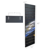 Vertical Portrait Slatwall Panel Laminated Art 12x40" Tall Star Universe Galaxy 10155-12"*40"