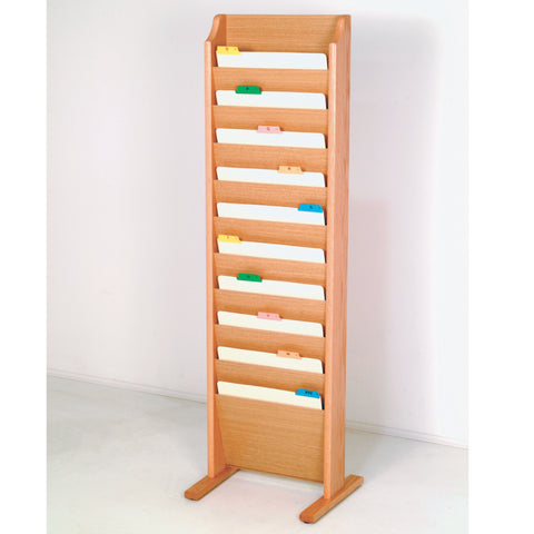 Free Standing 10 Pocket Letter Size File Holder 104154