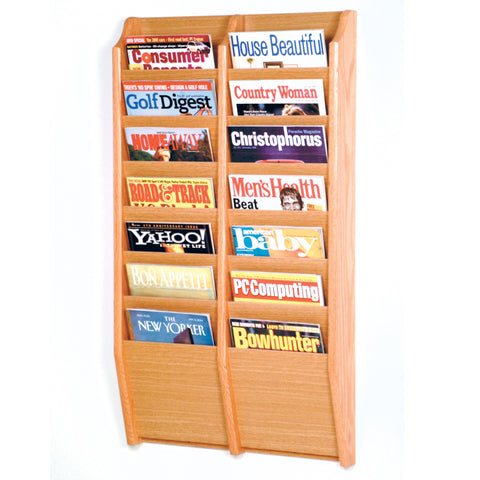 Cascade 14 Pocket Magazine Rack 104415