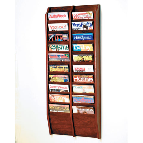 Cascade 20 Pocket Magazine Rack 104428