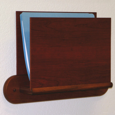 Single Open End Letter Size File Holder - Oval Mount 104440
